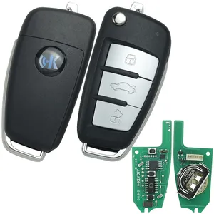 KEYDIYB02メタル3ボタンBシリーズKDスマートカーキーA6Lスタイルリモコン用KD900 KD900 URG200 KD-X2ミニKD - Product Image 1
