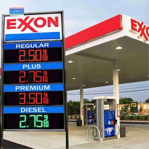 24 Inch Digital Gas Price LED Sign 7 <strong>Segment</strong> Cash Credit Gas Price LED Signage With Remote <strong>Control</strong> - Product Image 5