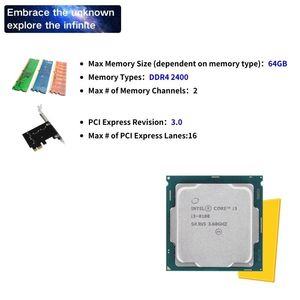 Gebrauchte funktionale 4 Kerne 4threads 3,6 GHz 65w lga 1151 Desktop-Computer <span class=keywords><strong>Core</strong></span> Gamer Gaming PC CPU <span class=keywords><strong>i3</strong></span> 8100 - Product Image 5