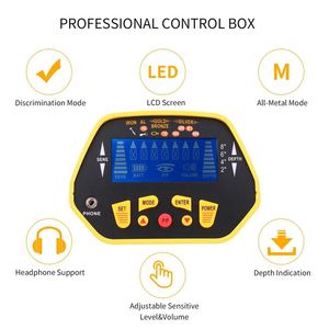 2020 חדש הגעה GC1028 חוף שימוש מחתרת תחביב LCD מסך pinpointer מתכת גלאי למתחילים - Product Image 4