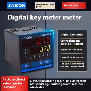 Contador de pantalla Digital electrónica de alta precisión, rueda rodante, controlador de codificador SCN76 para conteo de plástico de bandas de borde - Product Image 4