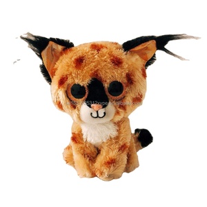 Big Eyes Big <strong>Ears</strong> Soft Custom Stuffed Cat Bobcats <strong>Plush</strong> Toys for Kids - Product Image 1