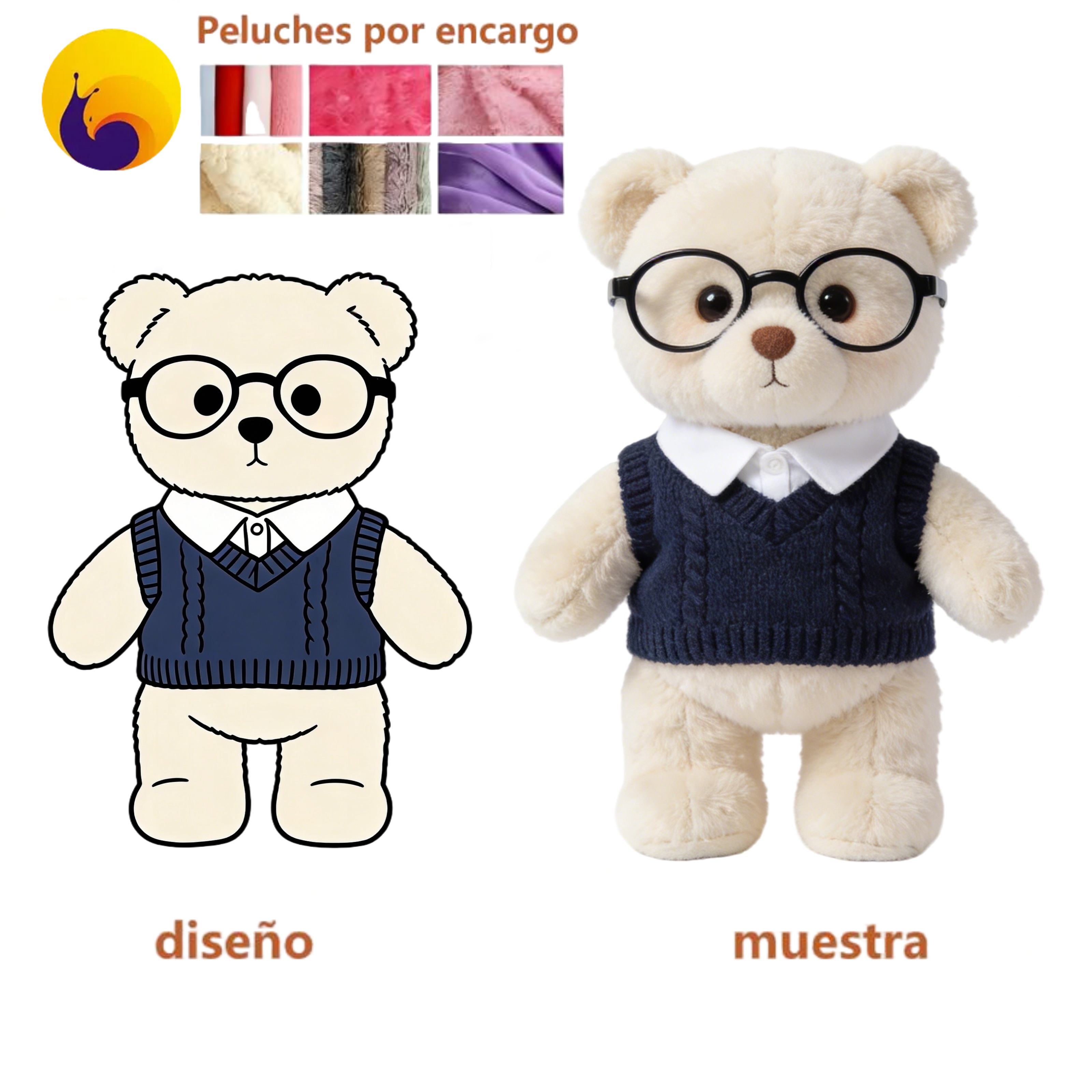 Customized plush teddy bear