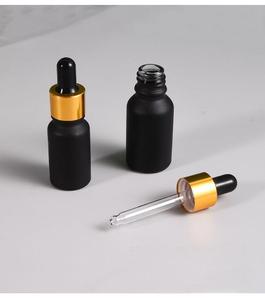 Hot Sale Empty 5ml 10 20 30 40 50 <strong>100</strong> <strong>ml</strong> Matte Black Essential Oil Glass Dropper Bottle with Packaging <strong>Box</strong> - Product Image 3