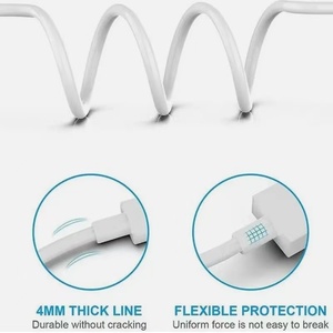 ピュア銅1A/2A USB充電器データケーブル1m/3ft電話用iOSコンピュータイヤホン12か月保証 - Product Image 6