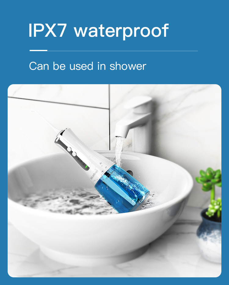 DC5V Oral Care Water Flosser RoHS Portable Water Jet Teeth Flosser