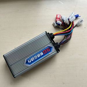 Синусоидальный прямоугольный волновой вектор 48/60V800W бесщеточный двигатель Интеллектуальный трехскоростной голосовой Противоугонный универсальный контроллер - Product Image 1