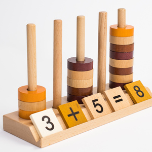 Tablero de madera logarítmico, juguete de conteo, Desarrollo Preescolar, novedad de 2021 - Product Image 3