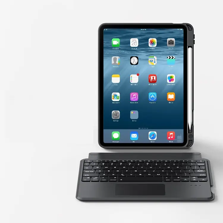 Étui pour clavier tactile sans fil magnétique détachable pour iPad Pro 12.9 pouces