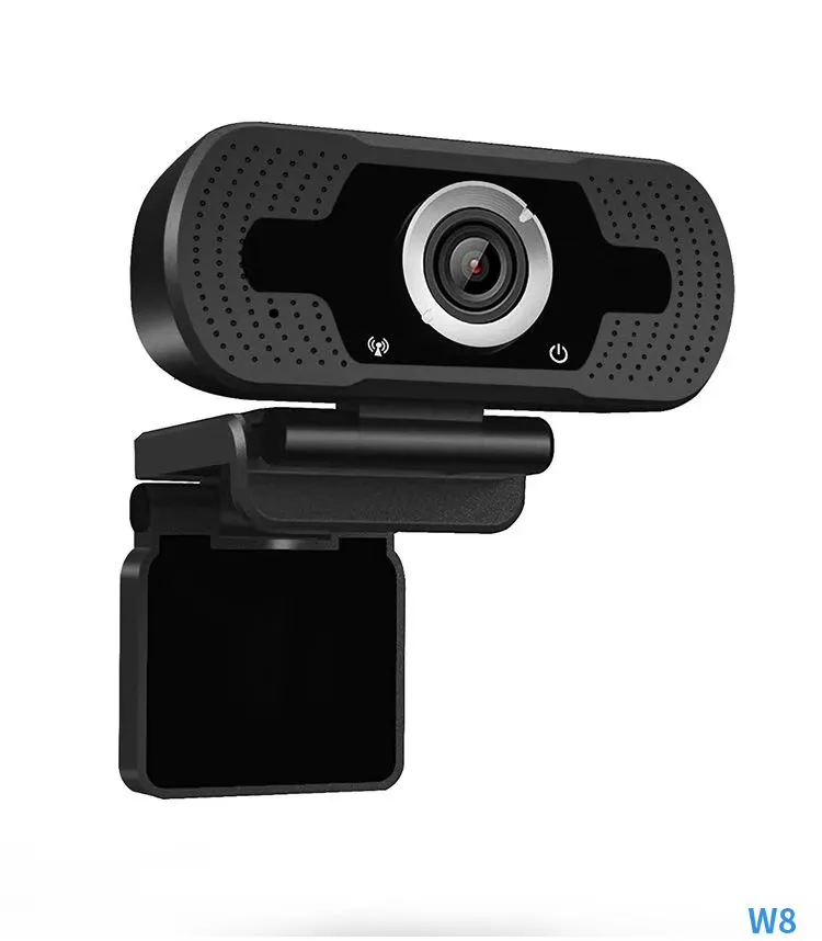 WebCam HD 1080p, 2 mp, USB, caméra PC rotative, avec Microphone à Absorption, pour Skype et télévision Android