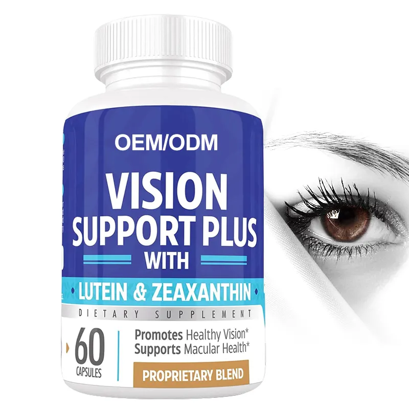 Preço de fábrica Eye Care Supplement Prove Eye Antioxidant Protection luteína E Zeaxantina Cápsula Para Suporte De Saúde Ocular