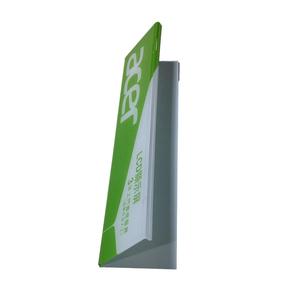 Soporte de exhibición de acrílico de lujo para computadora portátil Modelo personalizado Plástico duradero para tiendas en centros comerciales