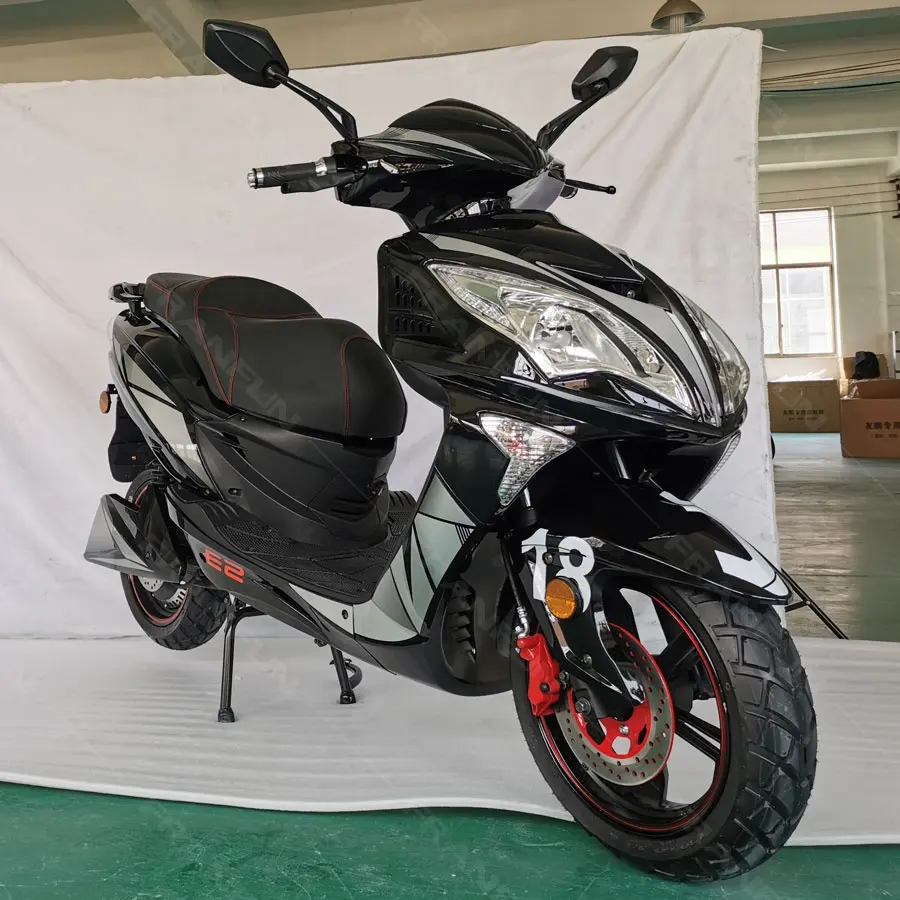 Büyük boy ağır bisiklet motosiklet elektrikli EEC 45km/saat 72V elektrisk motorsykkel 2000W