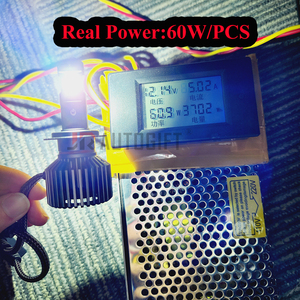 ไฟหน้า LED แบบ CANbus 9-80V สำหรับรถยนต์รถบรรทุกรุ่น X10พัดลมระบายความร้อน120W H7 8000lm HB3 HB4 H11 H4สี6000K - Product Image 6