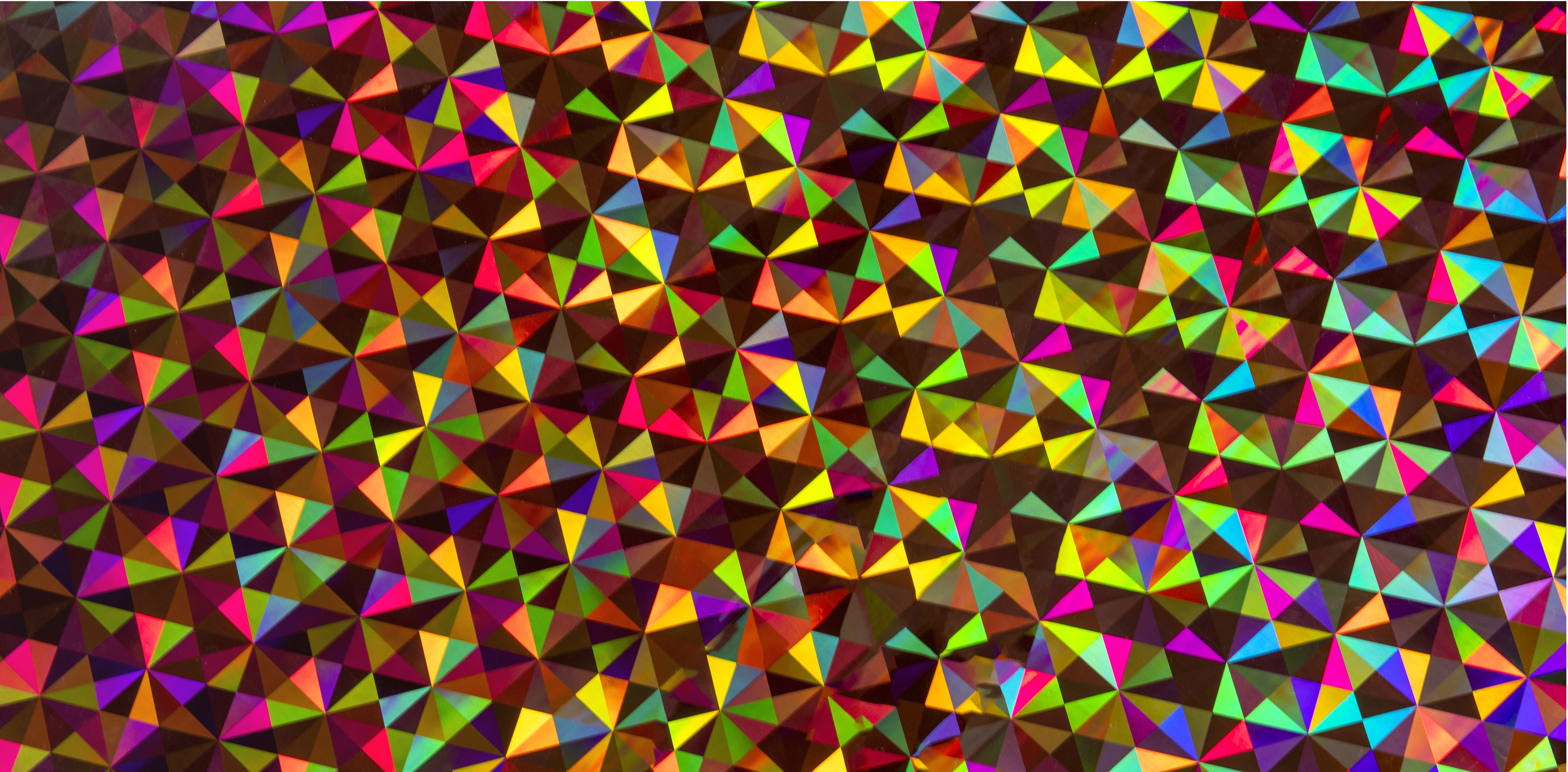HG07-Neon Prism Triangles
