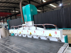 Gravür makinesi 4 eksen döner 8 kafa ahşap cnc router makine için mobilya bacaklar 3d kabartma yapma - Product Image 4