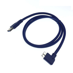 微型USB 3.0 b型公左角数据适配器电缆 - Product Image 3