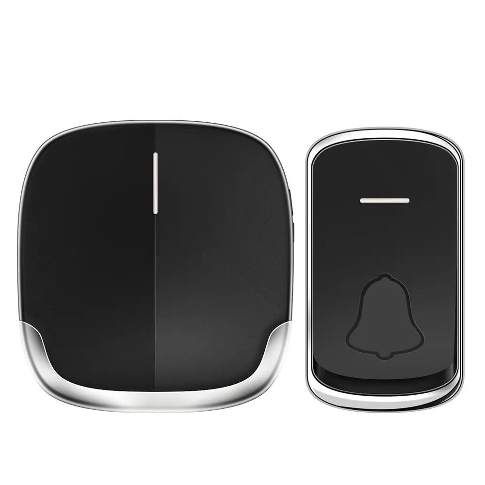 New Arrivals Smart Wireless Home DoorBell 300M Wireless Door Bell Long-distance Transmission White Black Doorbell