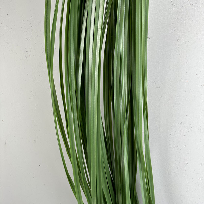 1m x 1.5cm Wide Green Artificial Flat Leaf