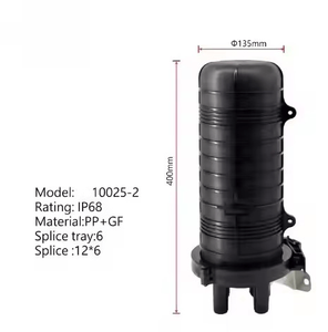FTTH NAPBOX用の2 in 4 outドームタイプ244872コア光ファイバークロージャー - Product Image 6