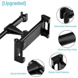 Upgraded 360 Rotatable Universial Car Headrest Phone Tablet Holder <strong>Cradle</strong> for 4.7-13 Inch Digital Device - Product Image 4