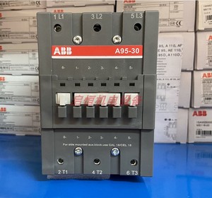 Per ABB genuino A95-30-11 AC contattore 24V-400V controllo industriale per PLC programmazione 110V 220V 380V - Product Image 1