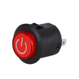 Interruttore a pulsante autobloccante a 3 pin interruttore di installazione interruttore di ripristino circolare per accessori per auto per bambini - Product Image 6