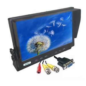 12V <strong>VGA</strong> Monitor 10.1 Inch LCD Desktop 1024X600 IPS Screen With <strong>Vga</strong> Port 2 Ways <strong>BNC</strong> Video <strong>Input</strong> PC Computer Monitor CCTV Display - Product Image 1