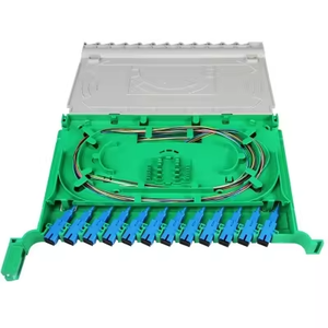96ポート光ファイバー分配フレームLCコネクタ付きPOEネットワーク対応ODF FTTH 4G 3G GSMラックマウント条件 - Product Image 3