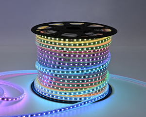 12V <strong>WS2811B</strong> RGBIC <strong>Led</strong> Pixel Light SMD5050 60LEDs/m 10MM IP65 IP68 PVC Flex Ws2811 Addressable <strong>LED</strong> Strips Outdoor Garden Lighting - Product Image 5