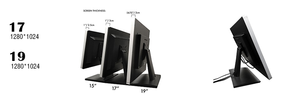 7 12 15 17 19 pulgadas pantalla táctil LCD monitor de computadora - Product Image 6