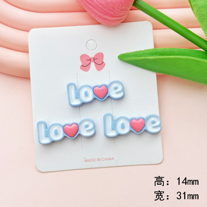 Love plate 31*14mm