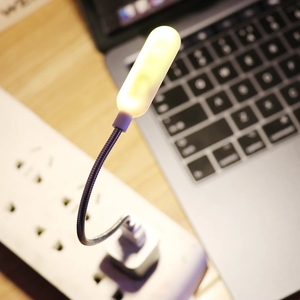 Гибкая яркая Милая Мини-лампа для чтения с 4 светодиодами, USB, компьютерная лампа, лампа для чтения для ноутбука, компьютера, компьютера, для студентов и работников - Product Image 4