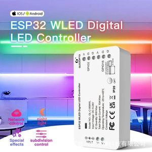 GLEDOPTO ESP32 WLED WiFi APP LED piksel denetleyici 5-24V 800 IC RGB RGBW DIY WS2811 WS2812 WS2811 14 vb için 100 dinamik modları üzerinde - Product Image 4