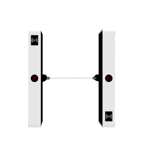 Security Entrance Pedestrian Barrier One Metal Rod Bidirectional Turnstile Gate Controller with One Arm Gate Barrier With <strong>Sensor</strong> - Product Image 3
