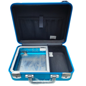 银色多功能铝制拉杆箱工具箱套装耐用硬质工具箱，符合人体工程学的携带手柄，便于移动 - Product Image 5