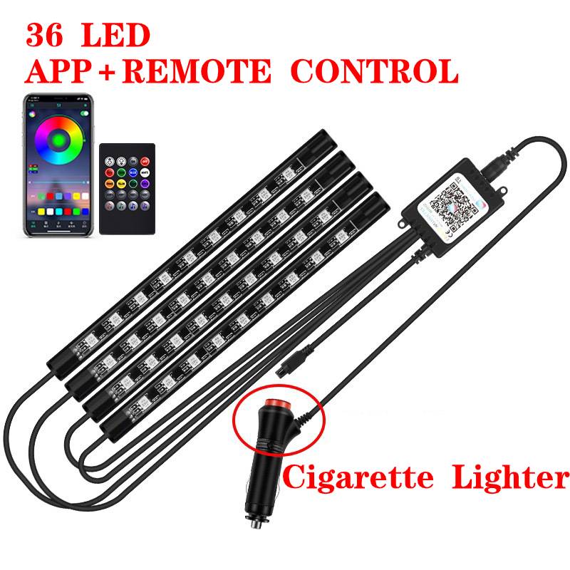 ไฟแช็ก 36 LED + แอป + รีโมท