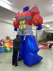 Bơm hơi khổng lồ Optimus Prime Đỏ Inflatable Transform xe robot để bán - Product Image 6