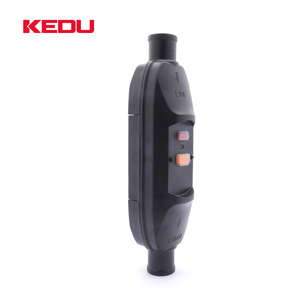 KEDU PD22B InLine PRCD 220-250V 16mA/20mA güvenlik GFCI dahili TEST ve sıfırlama düğmeleri - Product Image 2