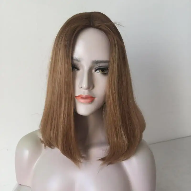 Wholesale Price 100% Virgin Remy European Hair Wig Kosher Human Hair Injected Lace Silk Top Jewish Wig