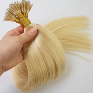 ナノリング人毛エクステンション卸売価格ブラジルストレート最高品質ナノビーズヘアエクステンション