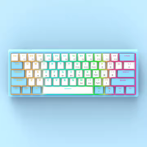 Manufacturer Customs 61 Keys TYPE-C <strong>Mechanical</strong> <strong>Keyboard</strong> with RGB Backlight Klavye Teclado <strong>Mechanical</strong> Gaming <strong>Keyboard</strong> for Desktop - Product Image 3