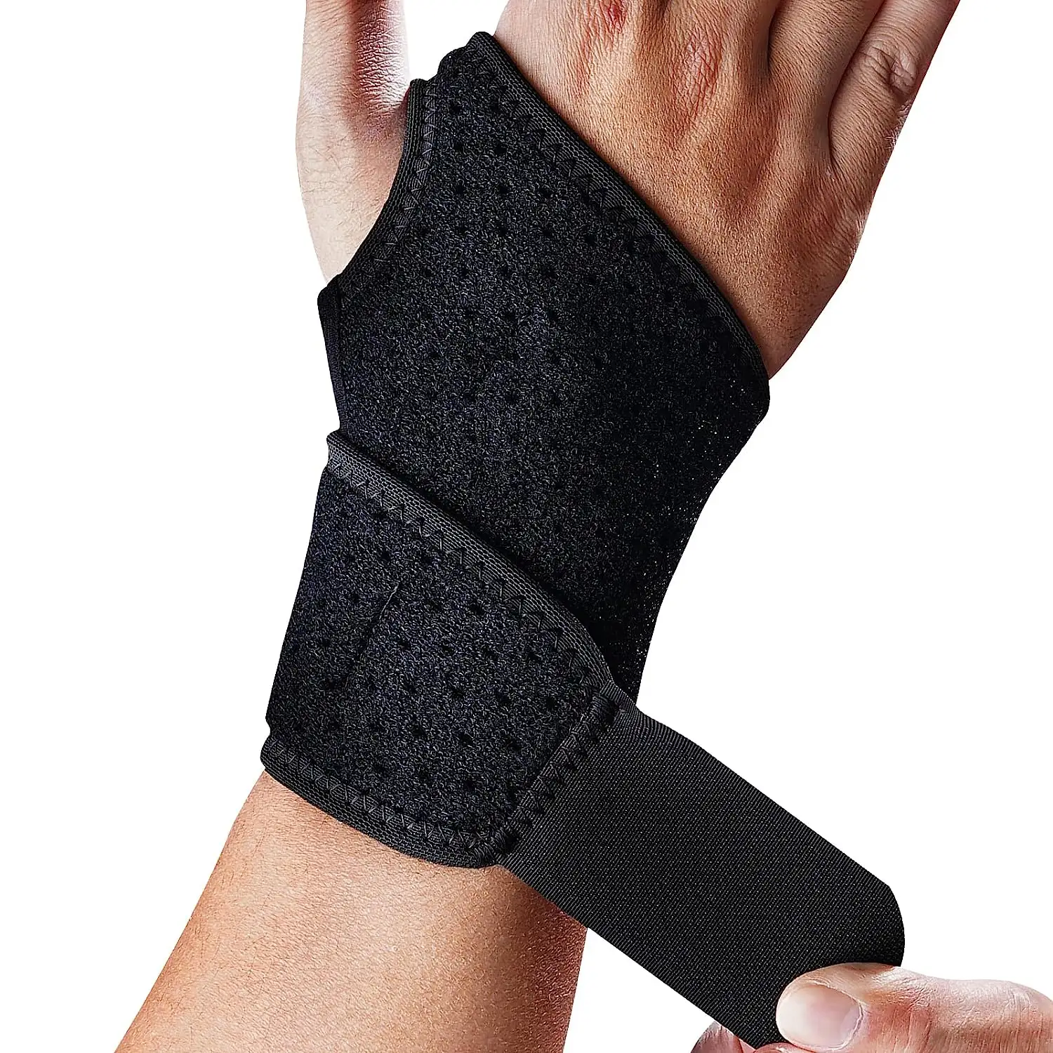 Bác sĩ phát triển cao cấp Neoprene cổ tay hỗ trợ cổ tay cú đúp, dây đeo cổ tay hỗ trợ tay thích hợp cho cả hai tay