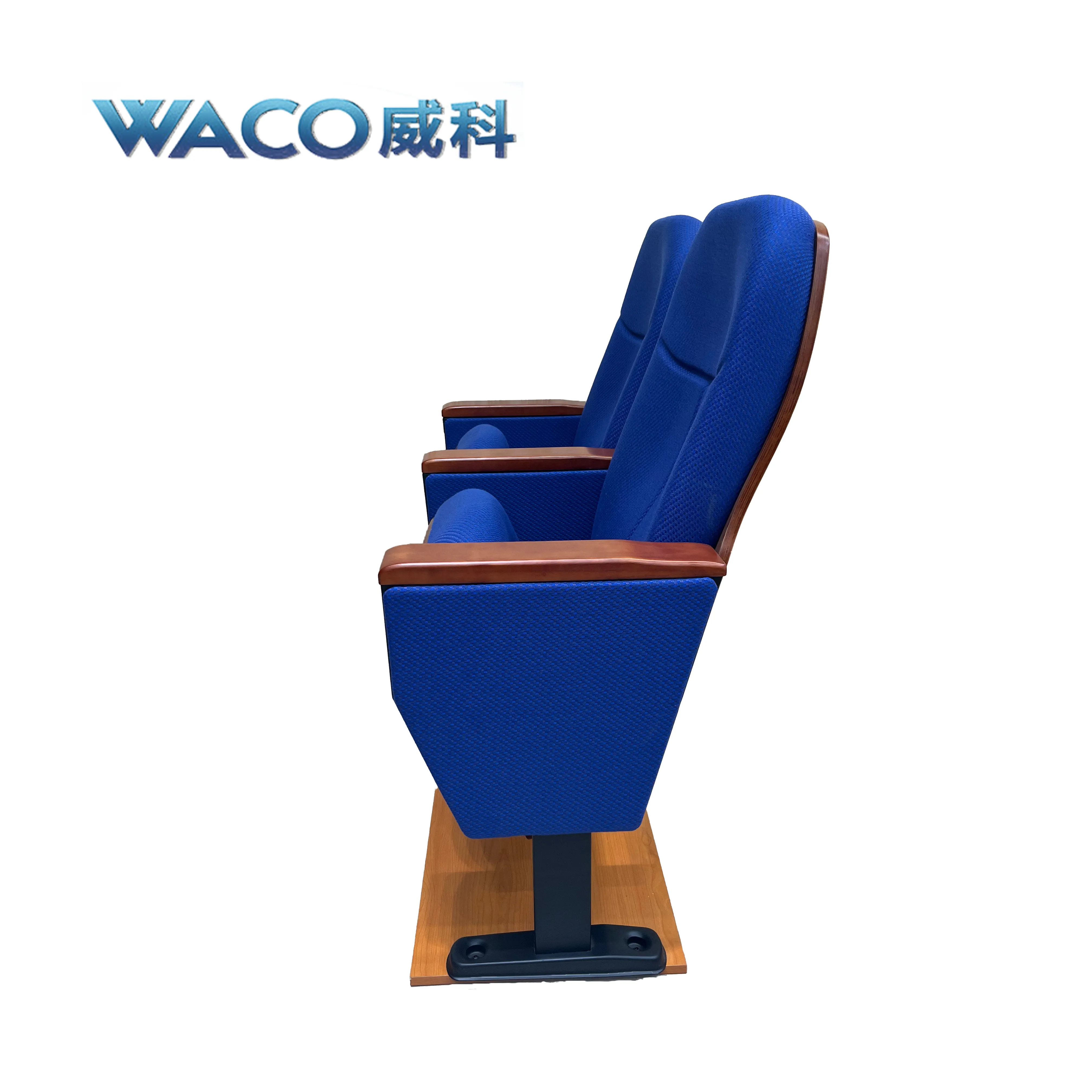 2022 مصنع رخيصة بالجملة الأزرق طوي كرسي قاعة اجتماعات كراسي صالات سينما كرسي