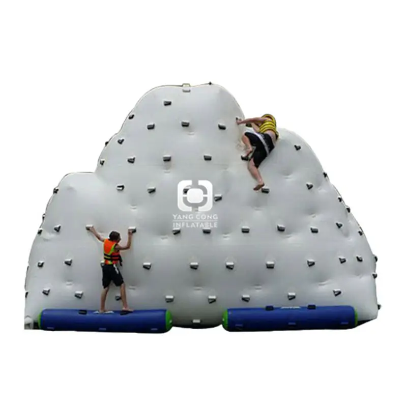 जल झील खेल inflatable iceberg inflatable पानी फ्लोटिंग रॉक पर्वत इंफ्लेटेबल स्पोर्ट्स