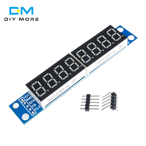 MAX7219 8-Digit จอแสดงผล LED 7หลอดดิจิตอลสำหรับ Raspberry Pi