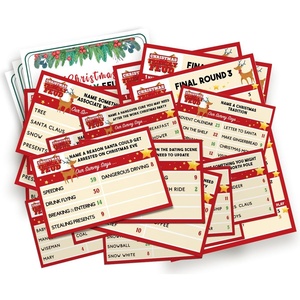 เกมสำหรับครอบครัวแบบทดสอบแบบทดสอบแบบทดสอบแบบทดสอบความบาดหมางกันในเทศกาลคริสต์มาส - Product Image 1