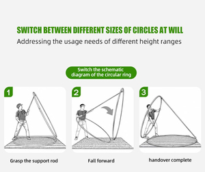 PGM HL016 Golf Swing máy bay huấn luyện viên khung Golf máy bay Swing chỉnh Golf Swing máy bay huấn luyện viên - Product Image 5