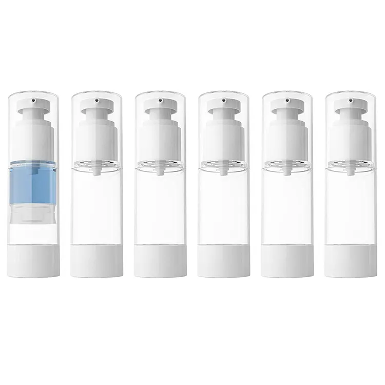 Airless Pump Bottle-Leere nachfüllbare Airless Vakuumpumpe Creme Lotion Flasche Reise Toiletten artikel Flüssigkeits behälter für Kosmetika