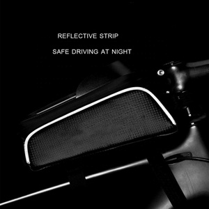 6.5 Điện Thoại Xe Đạp Túi Tay Đua Trong Suốt Màn Hình Cảm Ứng Top Ống Mưa Bìa Không Thấm Nước MTB Xe Đạp Phía Trước Túi Xe Đạp - Product Image 4